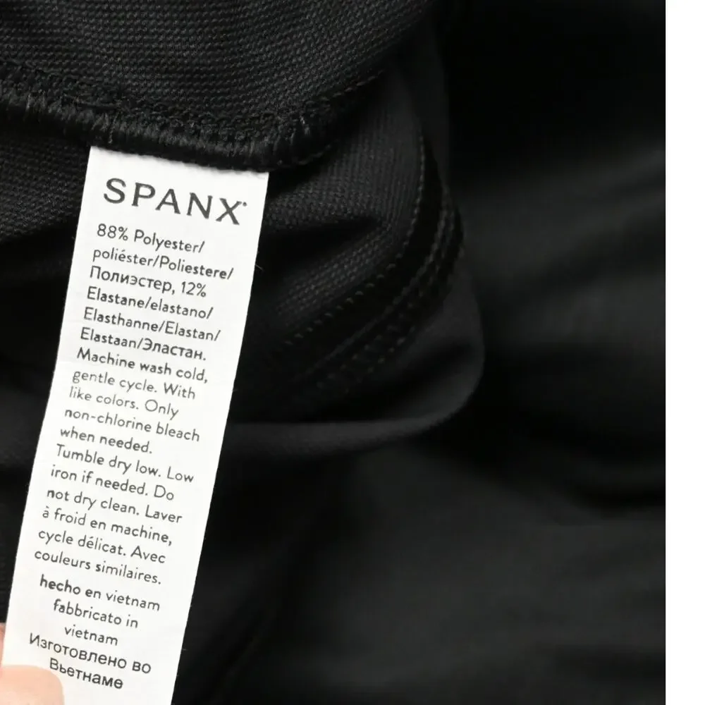 Spanx Very Black Petite Out Of Office Trousers Size 3x 50678Q - Picture 5 of 10
